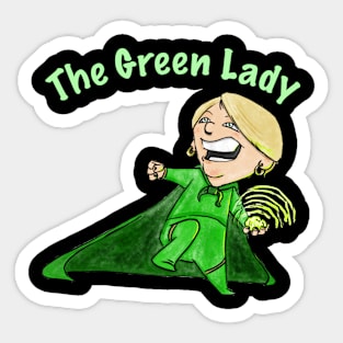 The Green Lady Sticker